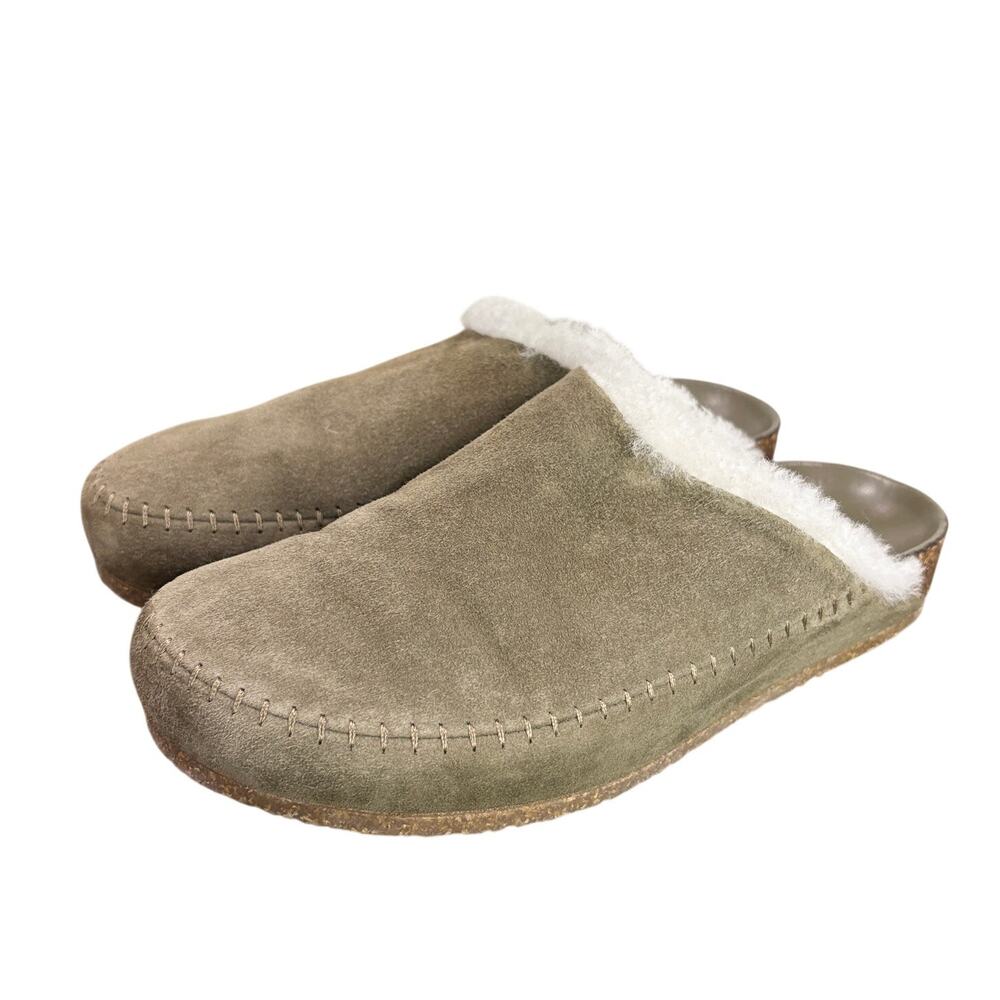 Jenni Kayne Size US 8 EU 38 Shearling-Lined Moc Clogs Slip On Comfort Luxe